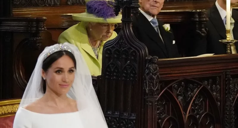 Former Palace Aide Reveals What Queen Elizabeth Worked Closely With Meghan to Pick Out and Carry on Her Wedding Day