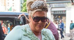 Gemma Collins, Davina McCall and Jessie Wallace lead stars at DJ Fat Tony’s wedding to Stavros Agapiou