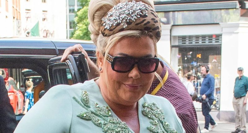 Gemma Collins, Davina McCall and Jessie Wallace lead stars at DJ Fat Tony’s wedding to Stavros Agapiou