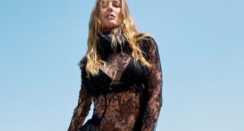 Gisele Bundchen stuns in barely-there lace outfit as she returns to work after having baby
