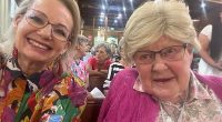 Sussan Ley has announced the tragic passing of her mother Angela Braybrooks (both pictured)
