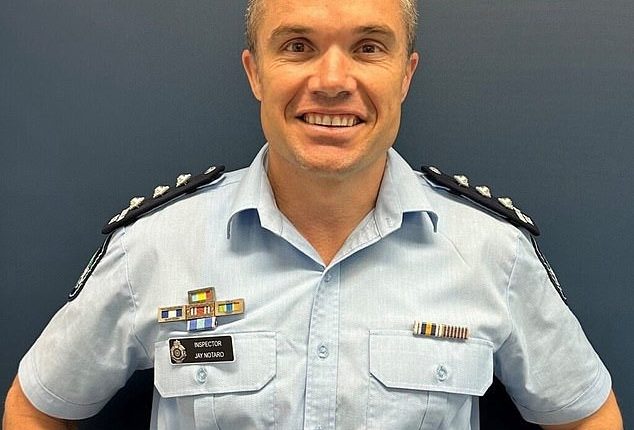 Detective Inspector Jay Notaro, 45, disappeared on March 25 after going for a surf (pictured)