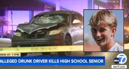 High school tennis star who lost home in wildfire is mowed down and killed by drunk driver a month before graduating: Cops