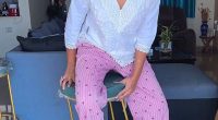 Horrific moment influencer is impaled on a stool when it collapses as she films herself trying it out