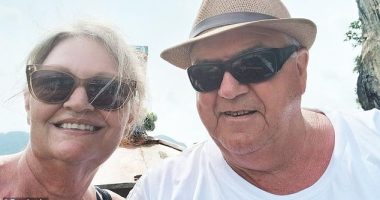 Debra Dennert, 60, was crushed to death in her own driverway while her husband, Trevor, (pictured together) was at work
