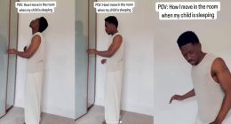 “How I move in the room when my child is sleeping”-  Moses Bliss