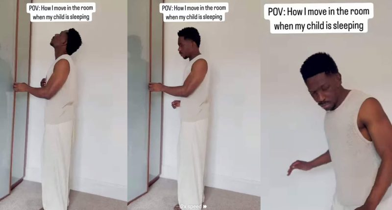 “How I move in the room when my child is sleeping”-  Moses Bliss