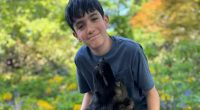 Huge telly star shares snap of rarely seen son – can you tell who his dad is?