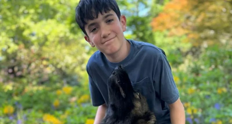Huge telly star shares snap of rarely seen son – can you tell who his dad is?