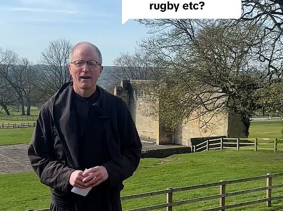 A father from Ampleforth Abbey in North Yorkshire was asked whether monks are allowed to support a football team and his answer may surprise you