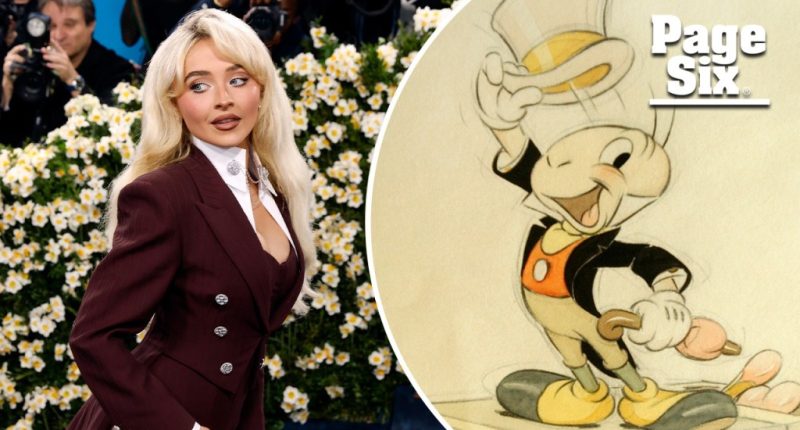 Is Sabrina Carpenter’s Met Gala look channeling a hot Jiminy Cricket?