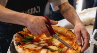 Davide Argentino, who previously won the 'best pizza dough in the world' accolade, says you wouldn't catch anyone in Naples using a pizza cutter