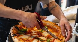 Davide Argentino, who previously won the 'best pizza dough in the world' accolade, says you wouldn't catch anyone in Naples using a pizza cutter