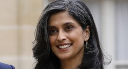 JD Vance's Wife Usha Botches Attempt To Flaunt Her Killer Figure In Tight Dress