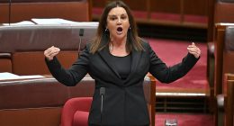 Jacqui Lambie (pictured) has secured the fifth seat in the Tasmanian Senate