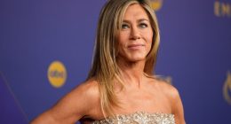 Jennifer Aniston at the Primetime Emmy Awards.