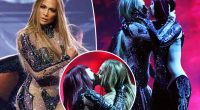 Jennifer Lopez locks lips with backup dancers in electric AMAs 2025 opening performance