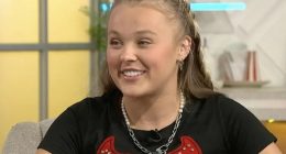 JoJo Siwa struggles to hide her true feelings for Chris Hughes as she’s grilled on their relationship status