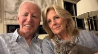 Joe Biden's office was forced to respond after doubt surfaced over whether the former president knew while in office about his prostate cancer diagnosis. A day later, Biden posted a smiling selfie to X alongside wife Jill Biden, who was holding their cat Willow