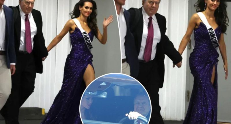 Jordon Hudson, Bill Belichick leave hand in hand after Miss Maine USA pageant letdown