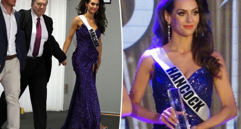 Jordon Hudson and Bill Belichick put on united front after she takes aim at haters amid Miss Maine USA pageant loss