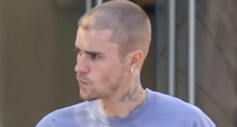 Justin Bieber looks stressed and gaunt as he gets a parking ticket in LA after concern for his ‘unhealthy’ appearance