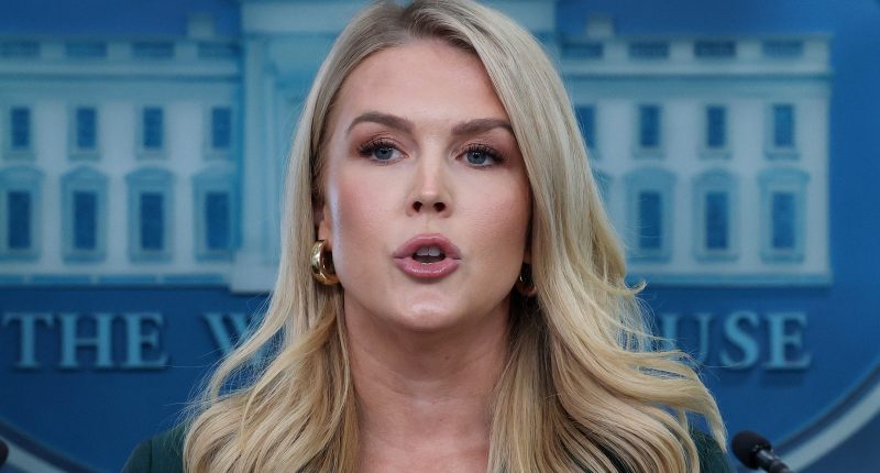 Karoline Leavitt Shows First Sign The Brutal Husband Jokes Are Getting To Her