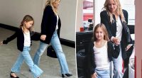 Kate Hudson and daughter Rani, 6, adorably match — down to their heels — for lunch