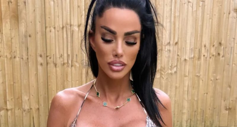 Katie Price sparks concern as she looks slimmer than ever as she models plunging maxi dress