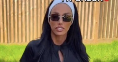 Katie Price sparks concern with tiny frame as she models skintight playsuit