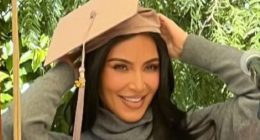 Kim Kardashian celebrates as she finally graduates from law degree after SIX years