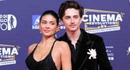 Kylie Jenner and Timothee Chalamet pack on PDA as they make red carpet debut at 70th David di Donatello Awards in Rome