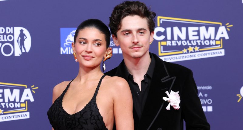 Kylie Jenner and Timothee Chalamet pack on PDA as they make red carpet debut at 70th David di Donatello Awards in Rome
