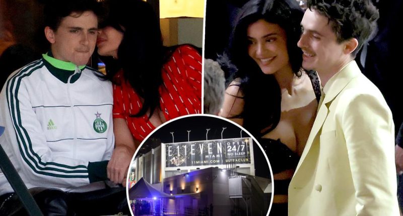 Kylie Jenner and Timothée Chalamet pack on PDA, party ‘well into the morning’ at Miami mega-club: sources