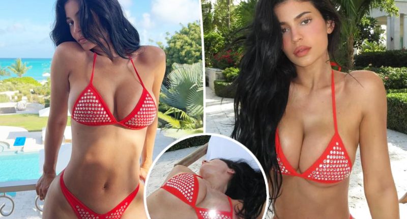 Kylie Jenner stuns in $10K rhinestone-covered Chanel bikini in Turks and Caicos