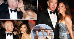 Lauren Sánchez tones down PDA with Jeff Bezos at amfAR Gala Cannes after getting spanked on yacht