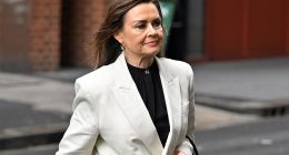 Lisa Wilkinson (above) blasted 'three women' at Channel Ten for, she claimed, failing to publicly share the blame for her Logies speech, which forced Bruce Lehrmann's jury trial to be delayed