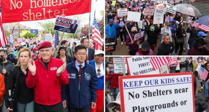 Locals protest incoming homeless shelter after alleged NYC bait-and-switch: ‘Community is outraged’