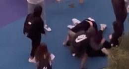 The man and woman were ambushed by a group of at seven youths in Eastgardens, Sydney