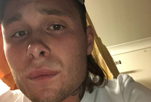Police suspect remains found in Ingleburn on Saturday matched the profile of missing father-of-two Jayden Harwood, 20, (pictured) though the identity has not yet been confirmed