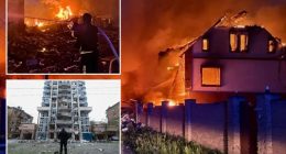 Massive Russian drone-and-missile attack on Ukraine kills at least 12 people, officials say