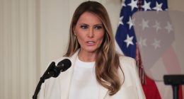 Melania Trump Exposes Her Lethal Legs In Way Too Sexy Skirt For The White House