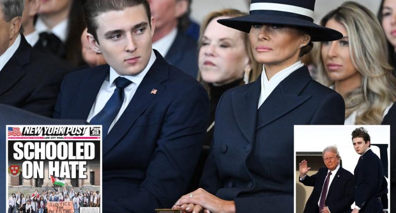 Melania Trump quashes conspiracy theory about Barron Trump and why the president is targeting Harvard