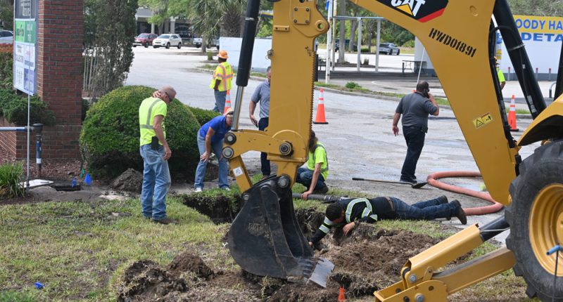 Metronet Contractor Punctures Flagler Beach Water Main for 2nd Time in 24 Hours, Again Affecting City’s Water