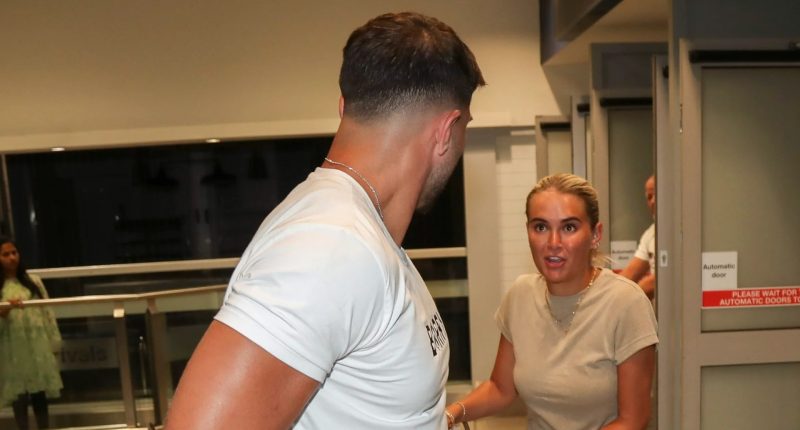 Molly-Mae Hague and Tommy Fury look miserable as they return from sixth holiday in five months