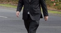 Simon Patterson makes his way into court in Morwell on Monday