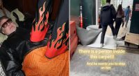 NYC performance artist divides people with sidewalk carpet stunt: ‘Perverted’