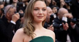 Nepo-baby actress looks incredible as she walks the red carpet in Cannes – can you guess who her famous mum is?