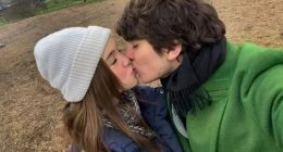 Nepo baby with pop star mum and rock icon dad shares loved-up snap with girlfriend – can you guess who his parents are?