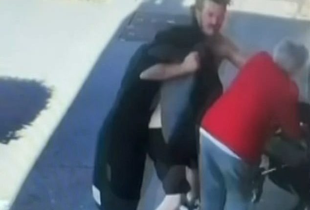 Sean Lloyd McLachlan, 39, was arrested on Wednesday after he allegedly attacked a 92-year-old woman in Williamstown at about 12.20pm